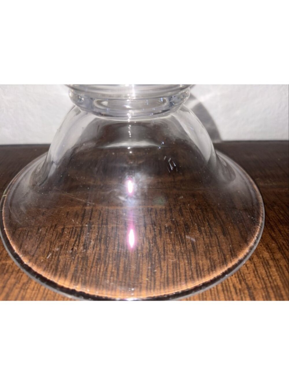 Set Of 2 Crate & Barrell Glass Hurricane Holiday Vases Or Candle Holders 14”T - Picture 8 of 8